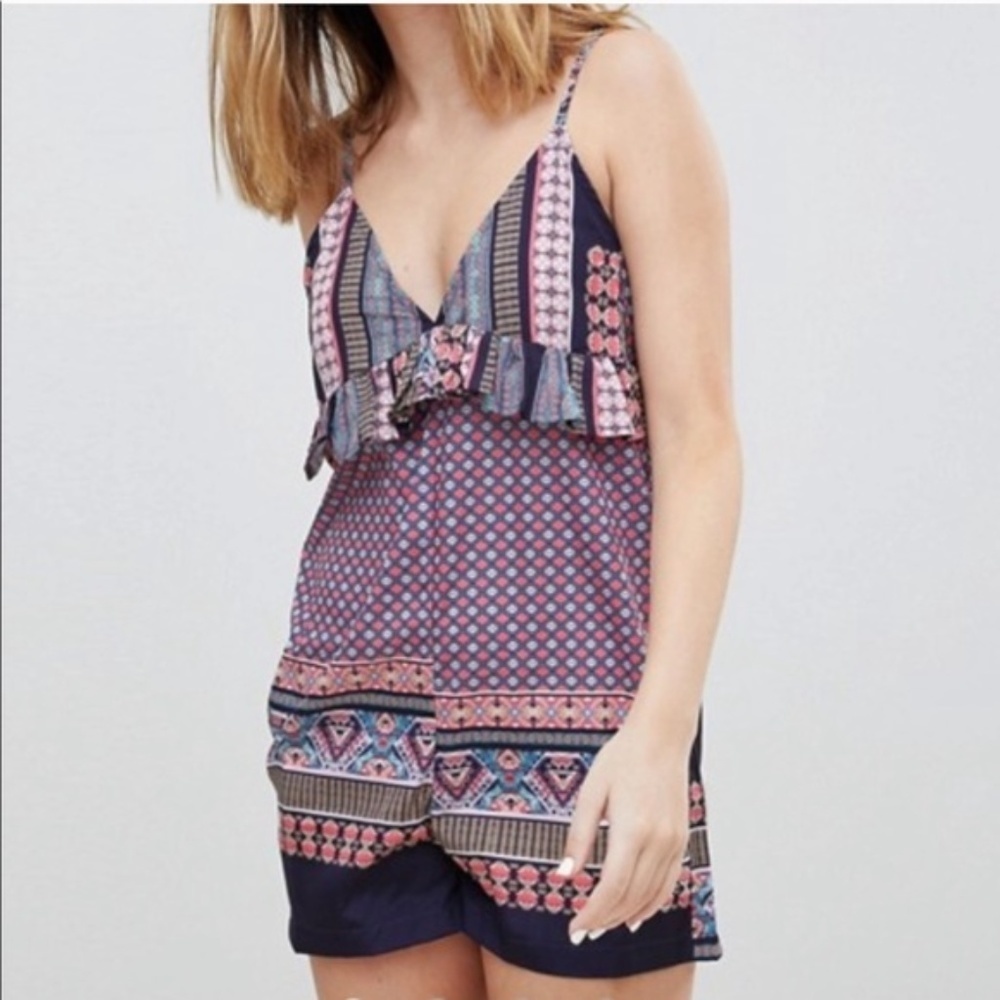Noisy May ASOS Festival Print Romper Playsuit